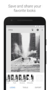 Screenshot of Snapseed