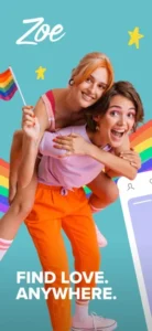 Screenshot of Zoe: Lesbian Dating & Chat App
