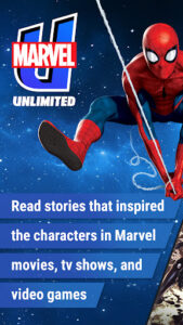 Screenshot of Marvel Unlimited
