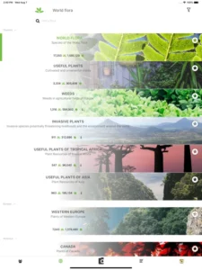 Screenshot of PlantNet