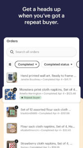 Screenshot of Etsy Seller: Manage Your Shop