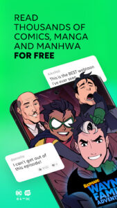 Screenshot of WEBTOON: Manga, Comics, Manhwa