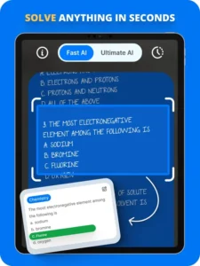 Screenshot of PhotoSolve: AI Homework Helper