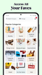 Screenshot of Groupon – Deals & Coupons