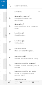 Screenshot of Automate