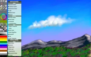 Screenshot of iPastels