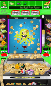 Screenshot of Pish Posh Penny Pusher