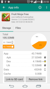 Screenshot of Link2SD