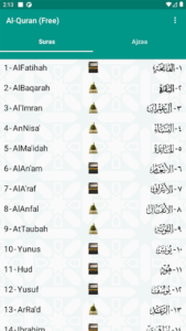 Screenshot of Al-Quran (Pro)