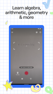 Screenshot of Photomath