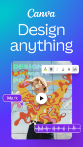 Screenshot of Canva: AI Video & Photo Editor