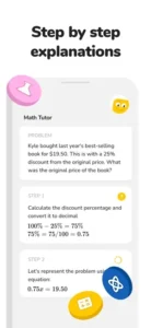 Screenshot of Studdy: AI Tutor Homework App