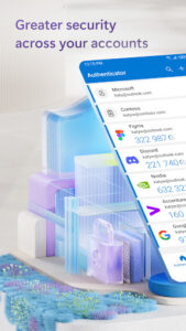 Screenshot of Microsoft Authenticator