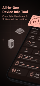 Screenshot of Device Info: System & CPU Info