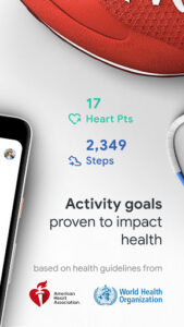 Screenshot of Google Fit: Activity Tracking