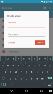 Screenshot of BusyBox for Android