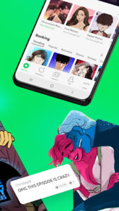 Screenshot of WEBTOON: Manga, Comics, Manhwa