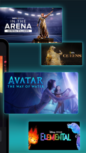 Screenshot of Disney+