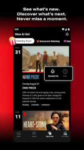 Screenshot of Netflix