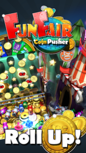 Screenshot of FunFair Coin Pusher