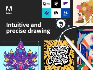 Screenshot of Adobe Illustrator: Graphic Art