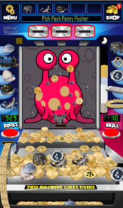 Screenshot of Pish Posh Penny Pusher