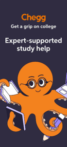 Screenshot of Chegg Study - Homework Helper
