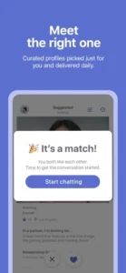 Screenshot of Coffee Meets Bagel Dating App