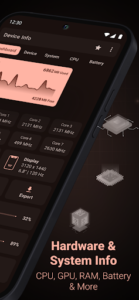 Screenshot of Device Info: System & CPU Info