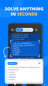 Screenshot of PhotoSolve: AI Homework Helper