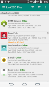 Screenshot of Link2SD