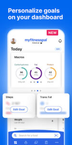Screenshot of MyFitnessPal: Calorie Counter