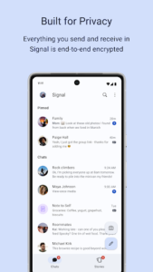 Screenshot of Signal Private Messenger