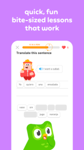 Screenshot of Duolingo: Language Lessons