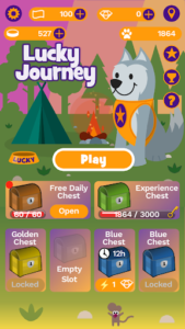 Screenshot of Lucky Journey Coin Pusher