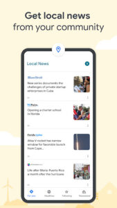 Screenshot of Google News - Daily Headlines