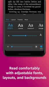 Screenshot of Amazon Kindle