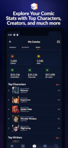 Screenshot of League of Comic Geeks