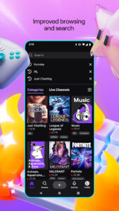 Screenshot of Twitch: Live Streaming